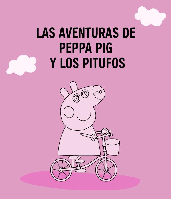 Las Aventuras de Peppa Pig y Los Pitufos