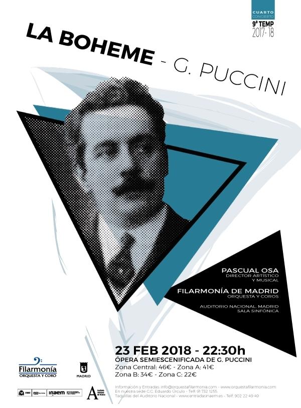 La Bohéme de Puccini, Filarmonía de Madrid