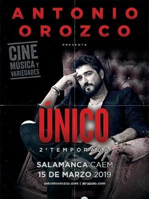 Antonio Orozco - Único 2019, en Salamanca 25/01