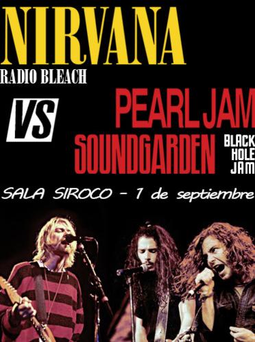 Nirvana vs Pearl Jam - Soundgarden (Radiobleach y Black Hole Jam)