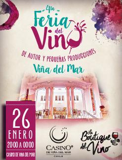 4° Feria del Vino de Autor y Pequeñas Producciones de Viña del Mar