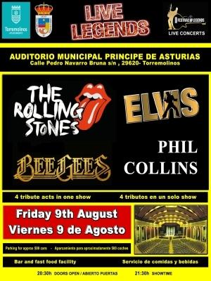 Festival of Legends: Tributos a Elvis, Bee Gees, Phil Collins,...