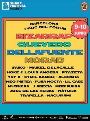 Share Festival Negrita con Bizarrap y Quevedo