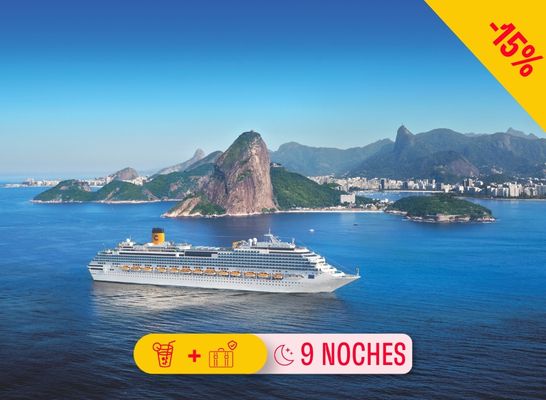 Año Nuevo en Brasil a bordo del Costa Serena